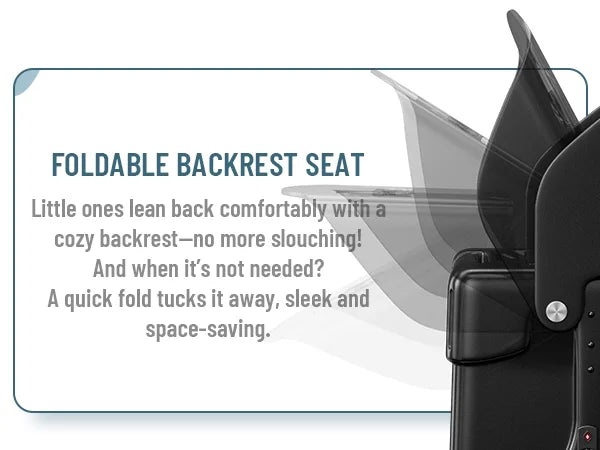 Fridtrip 20 in Carry on TSA Lock Luggage with Foldable Seat for Kids& Adult, Lockable Spinner Wheels Free Luggage Cover and Safety Seatbelt Travel Suitcase